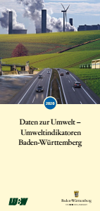 Bild der Titelseite der Publikation: Daten zur Umwelt - Umweltindikatoren Baden-Württemberg 2020