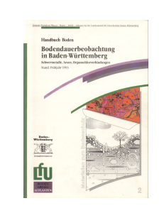 Bild der Titelseite der Publikation: Bodendauerbeobachtung in Baden-Württemberg. 1