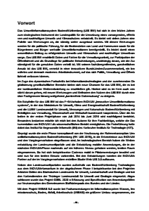Bild der Titelseite der Publikation: UIS BW – Vorwort Ministerialdirigentin Jutta Lück (UM)