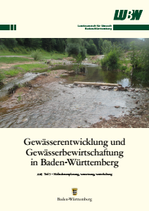 Bild der Titelseite der Publikation: Gewässerentwicklung und Gewässerbewirtschaftung in Baden-Württemberg. Teil 3