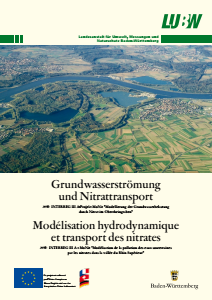 Bild der Titelseite der Publikation: MoNit: Grundwasserströmung und Nitrattransport