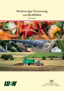Bild der Titelseite der Publikation: Hochwertige Verwertung von Bioabfällen
