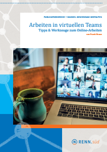 Bild der Titelseite der Publikation: Arbeiten in virtuellen Teams