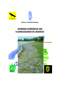 Bild der Titelseite der Publikation: Naturnahe Uferbereiche und Flachwasserzonen des Bodensees