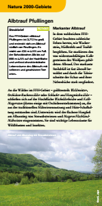 Bild der Titelseite der Publikation: Natura 2000 gemeinsam umsetzen - Albtrauf Pfullingen