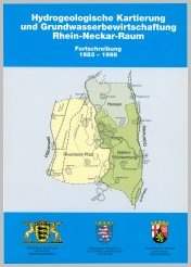 Bild der Titelseite der Publikation: Hydrogeologische Kartierung und Grundwasserbewirtschaftung Rhein-Neckar-Raum