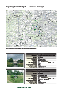 Bild der Titelseite der Publikation: Hochwasserrückhaltebecken und Talsperren im Regierungsbezirk Stuttgart