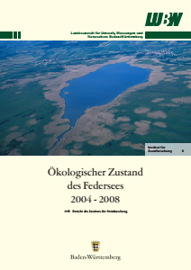 Bild der Titelseite der Publikation: Ökologischer Zustand des Federsees 2004 - 2008