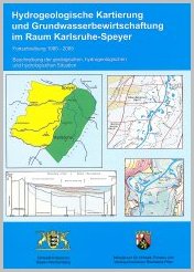 Bild der Titelseite der Publikation: Hydrogeologische Kartierung und Grundwasserbewirtschaftung im Raum Karlsruhe-Speyer