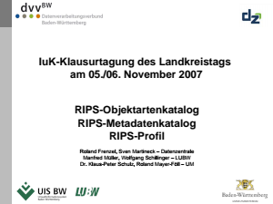 Bild der Titelseite der Publikation: IuK-Klausurtagung 2007 des LKT - WIBAS