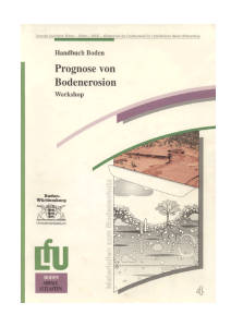 Bild der Titelseite der Publikation: Prognose von Bodenerosion