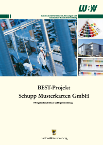 Bild der Titelseite der Publikation: BEST-Projekt Schupp Musterkarten GmbH
