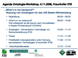 Bild der Titelseite der Publikation: Whats in my backyard? - Workshop zur Nutzung von Ontologien für das UIS Baden-Württemberg