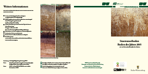 Bild der Titelseite der Publikation: Stauwasserboden - Boden des Jahres 2015 im Internationalen Jahr des Bodens