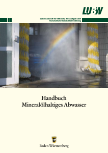 Bild der Titelseite der Publikation: Handbuch Mineralölhaltiges Abwasser