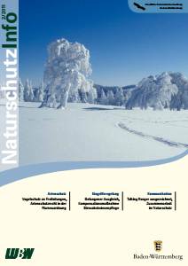 Bild der Titelseite der Publikation: Naturschutz-Info 2011 Heft 2