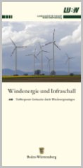 Bild der Titelseite der Publikation: Windenergie und Infraschall