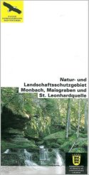 Bild der Titelseite der Publikation: Natur- und Landschaftsschutzgebiet Monbach, Maisgraben und St. Leonhardquelle