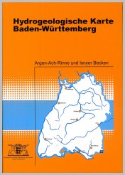 Bild der Titelseite der Publikation: Hydrogeologische Karte Baden-Württemberg - Argen-Ach-Rinne und Isnyer Becken