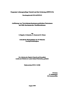 Bild der Titelseite der Publikation: Aufklärung von Toxizitätsmechanismen partikulärer Emissionen mit Hilfe biochemischer Modellreaktionen