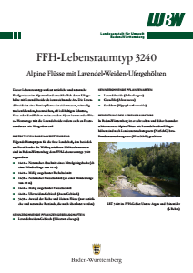 Bild der Titelseite der Publikation: FFH-Lebensraumtyp 3240