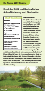 Bild der Titelseite der Publikation: Natura 2000 gemeinsam umsetzen - Bruch bei Bühl und Baden-Baden, Acher-Niederung und Riedmatten