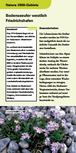 Bild der Titelseite der Publikation: Natura 2000 gemeinsam umsetzen - Bodenseeufer westlich Friedrichshafen