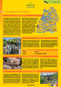 Bild der Titelseite der Publikation: 14 Vulkanfelsgarten Winklerberg