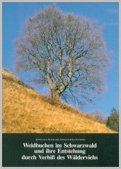Bild der Titelseite der Publikation: Weidbuchen im Schwarzwald und ihre Entstehung durch Verbiß des Wälderviehs
