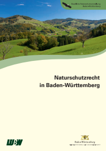 Bild der Titelseite der Publikation: Naturschutzrecht in Baden-Württemberg
