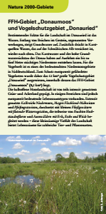 Bild der Titelseite der Publikation: Natura 2000 gemeinsam umsetzen - FFH-Gebiet Donaumoos und Vogelschutzgebiet Donauried