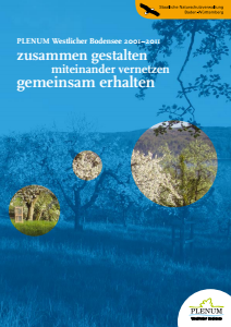 Bild der Titelseite der Publikation: PLENUM Westlicher Bodensee 2001 - 2011