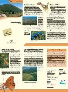 Bild der Titelseite der Publikation: Naturschutzgebiet Teck