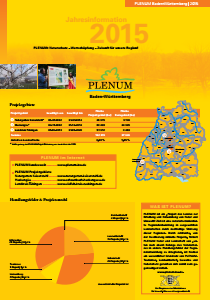 Bild der Titelseite der Publikation: Jahresinformation 2015