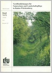Bild der Titelseite der Publikation: Veröffentlichungen für Naturschutz und Landschaftspflege in Baden-Württemberg Bd. 71/72