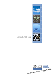 Bild der Titelseite der Publikation: Jahresdaten 2004