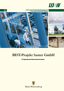 Bild der Titelseite der Publikation: BEST-Projekt Sauter GmbH