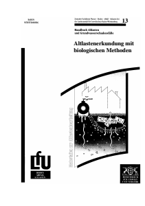 Bild der Titelseite der Publikation: Altlastenerkundung mit biologischen Methoden