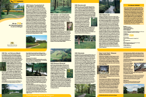 Bild der Titelseite der Publikation: Mit der SSB in die Naturschutzgebiete in und um Stuttgart