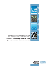 Bild der Titelseite der Publikation: Ursachenanalyse im Rahmen der Erarbeitung von Luftreinhalteplänen