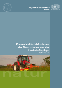 Bild der Titelseite der Publikation: UmweltSpezial - Kostendatei für Maßnahmen des Naturschutzes und der Landschaftspflege