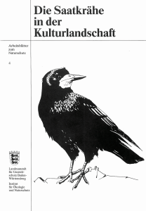Bild der Titelseite der Publikation: Die Saatkrähe in der Kulturlandschaft