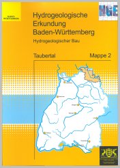 Bild der Titelseite der Publikation: Hydrogeologische Erkundung Baden-Württemberg (HGE) - Taubertal