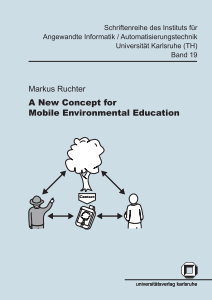 Bild der Titelseite der Publikation: A New Concept for Mobile Environmental Education