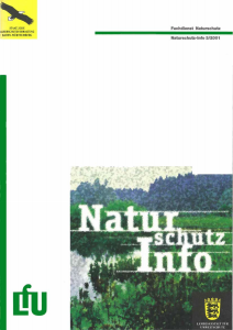 Bild der Titelseite der Publikation: Naturschutz-Info 2001 Heft 3