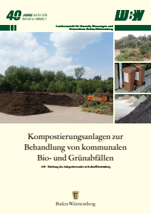 Bild der Titelseite der Publikation: Kompostierungsanlagen zur Behandlung von kommunalen Bio- und Grünabfällen
