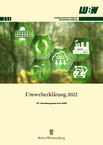 Bild der Titelseite der Publikation: Umwelterklärung 2022