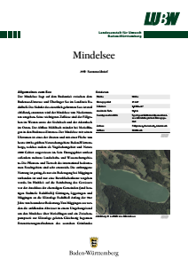 Bild der Titelseite der Publikation: Mindelsee
