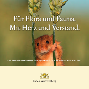Bild der Titelseite der Publikation: Für Flora und Fauna. Mit Herz und Verstand.