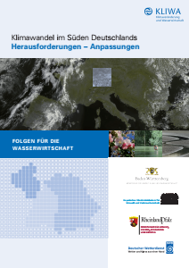 Bild der Titelseite der Publikation: Klimawandel im Süden Deutschlands